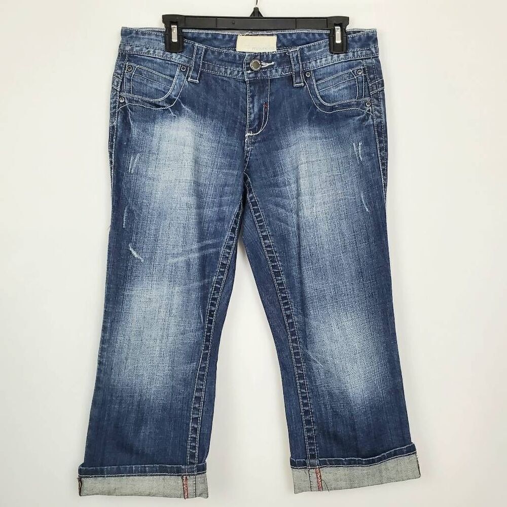 Maurices Juniors 5/6 Capri Cropped Denim Jeans
